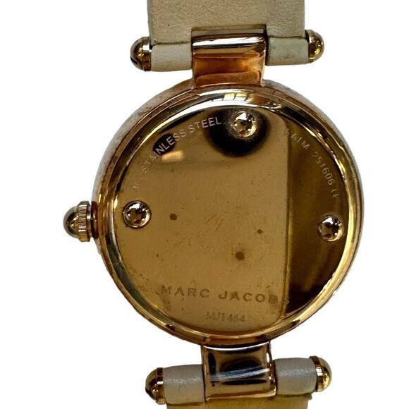 MARC BY MARC JACOBS MBM1464 Analog Rose Gold Tone Dial Blush Pink Round Face and - Picture 8 of 13